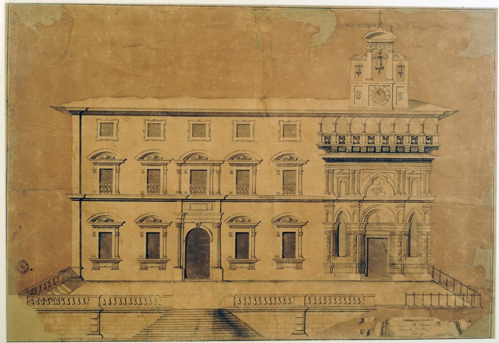 FACCIATA DEL PALAZZO DELLA FRATERNITA DEI LAICI DI AREZZO